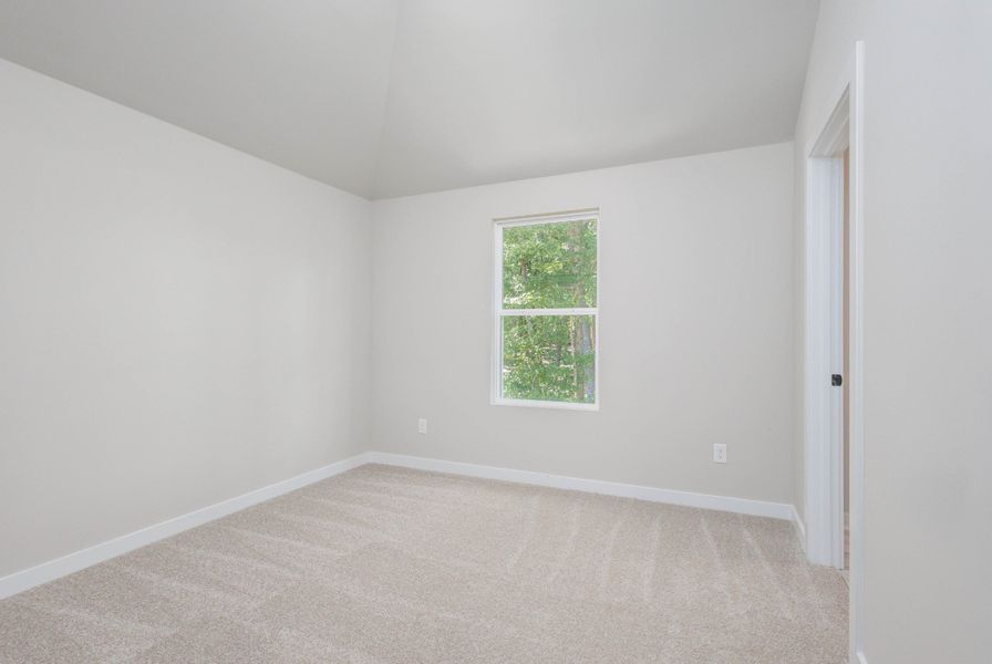 Bedroom #2 with SOARING Vaulted Ceilings