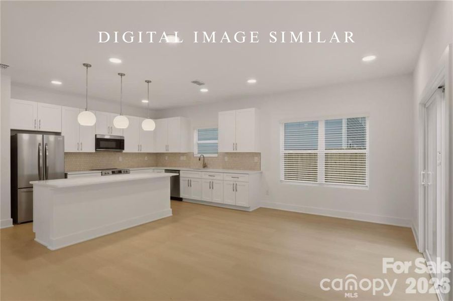 Furnished interior view inside a new home in , Charlotte (Image 7).
