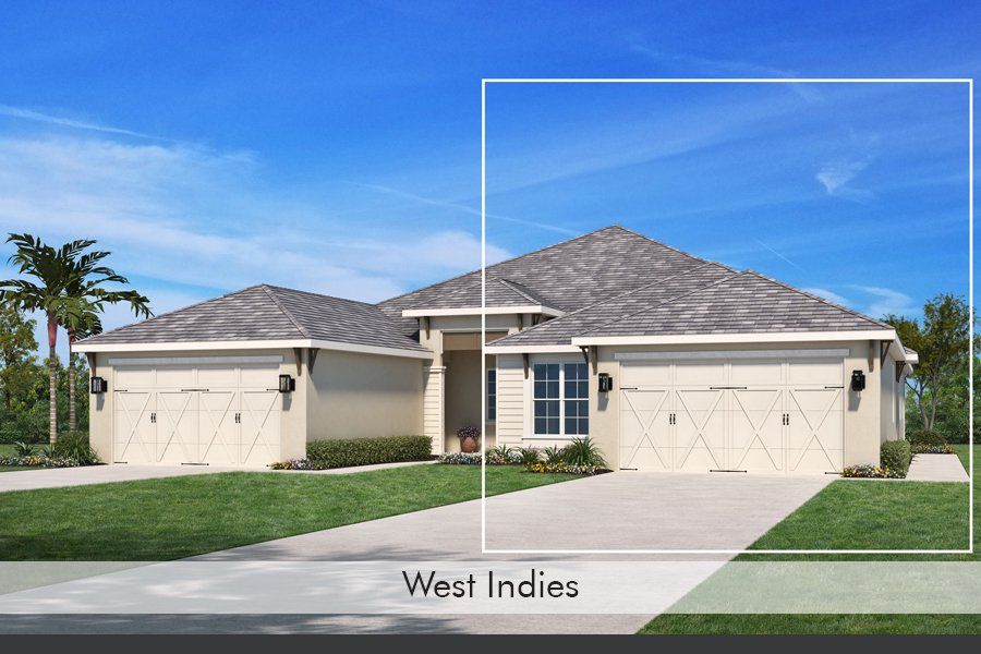 Representative exterior photo of a completed home built from the Banyan by Homes by Towne in Shellstone at Waterside, Sarasota, FL (Image 15). Representative exterior photo of a completed home built from the Banyan by Homes by Towne in Shellstone at Waterside, Sarasota, FL (Image 15).
