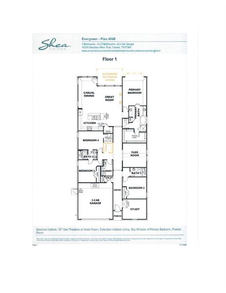 Image 4 of a home in Evergreen 50'.