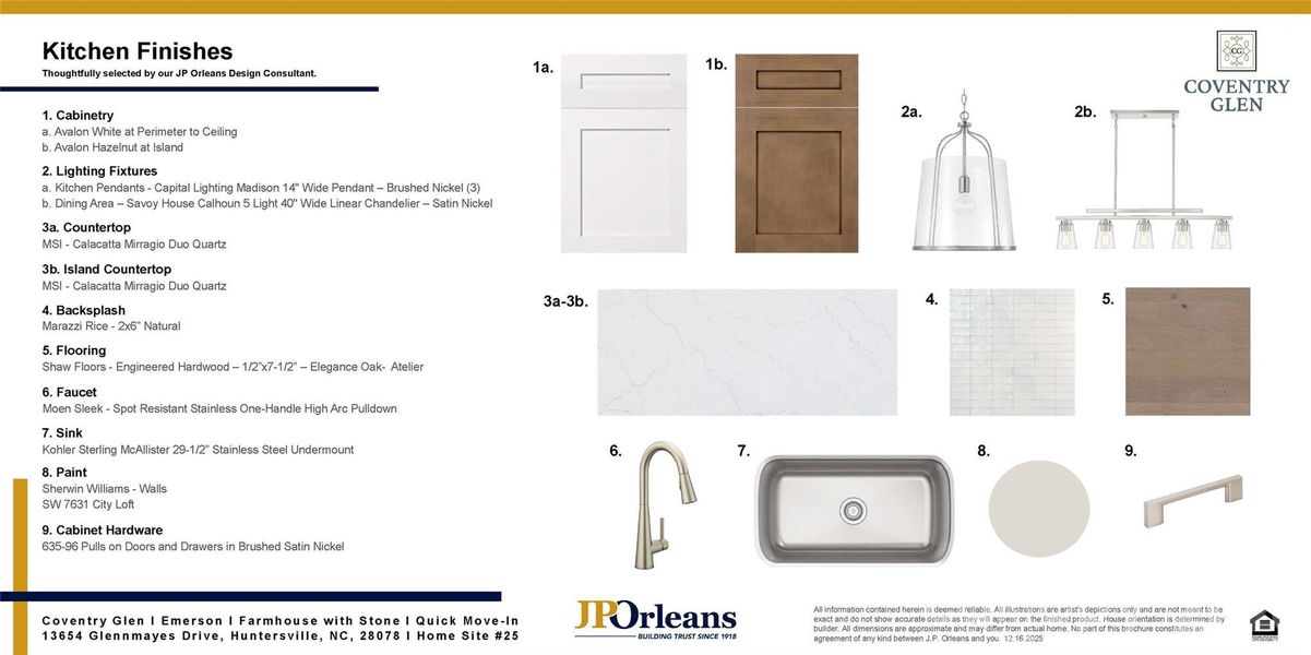 Sample of building materials used in homes in Coventry Glen, Huntersville (Image 7).