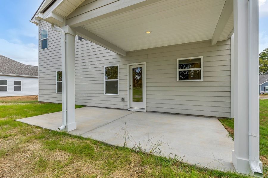 10x20 half covered back patio! 10x20 half covered back patio!