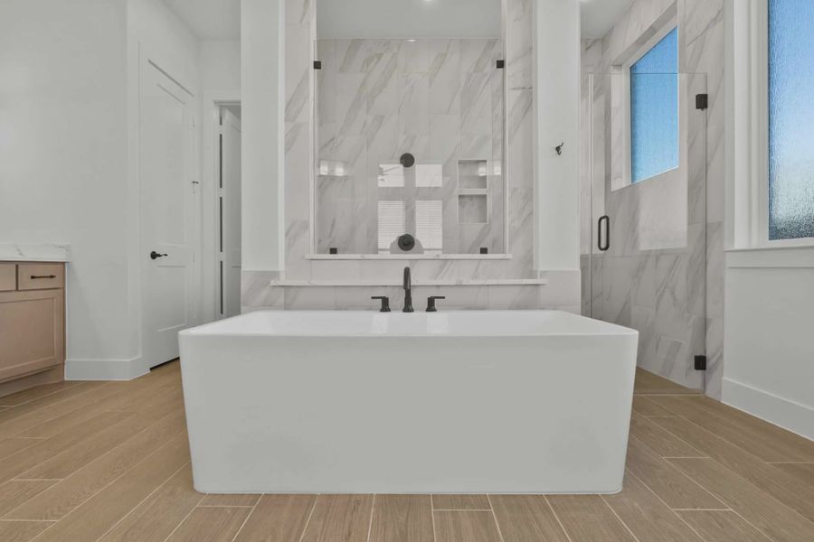 Representative furnished interior of a home built from the Rivercrest by Chesmar Homes in Fulshear Lakes, Fulshear (Image 10).