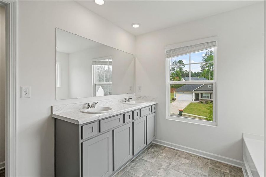 Furnished interior view inside a new home in Stillwater Springs, Dacula (Image 11).