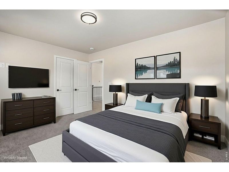 Furnished interior view inside a new home in , Arvada (Image 20).