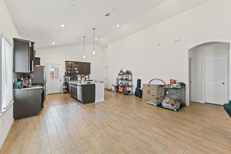 Furnished interior view inside a new home in Cypress Oaks North, Cypress (Image 6).
