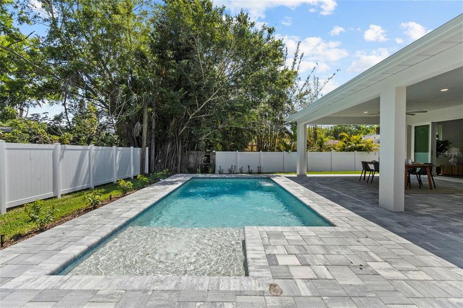 Exterior details and patio area of a home in , Sarasota (Image 37).