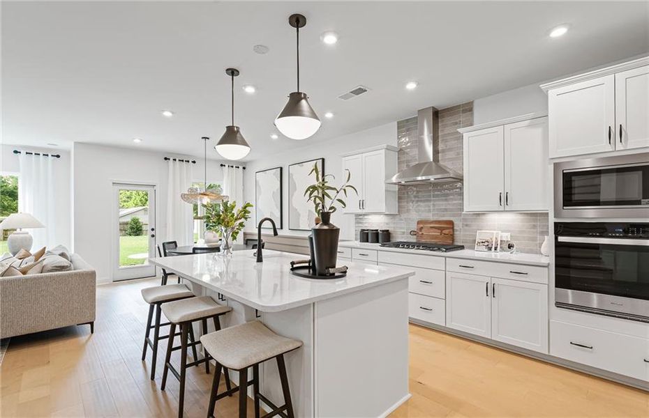 Furnished interior view inside a new home in Creekside at Skelton, Jefferson (Image 14).