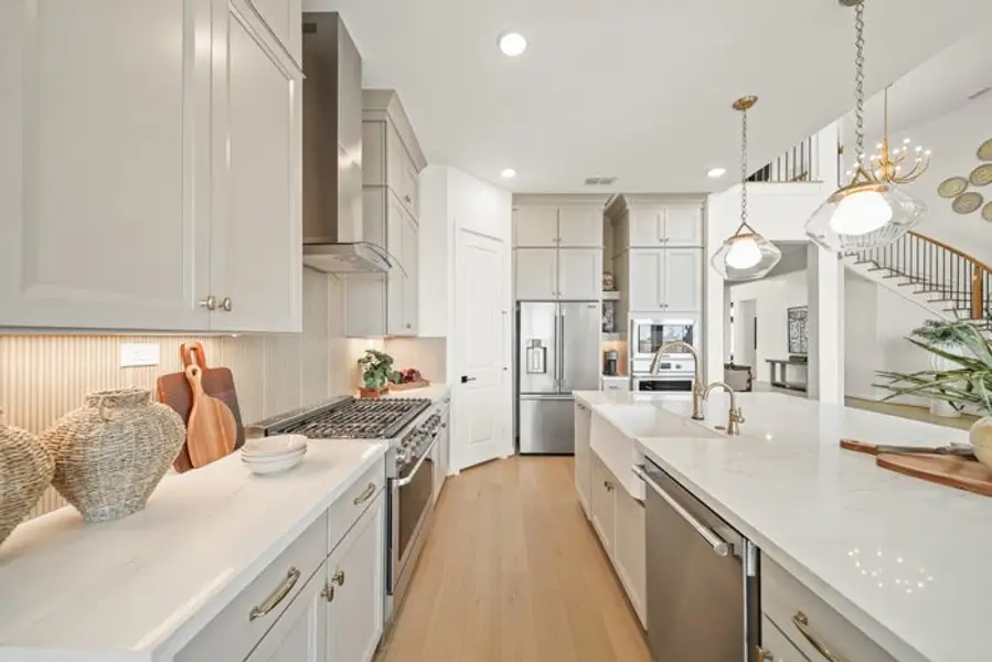 Furnished interior view inside a new home in Meridiana 40', 65', Manvel (Image 10). Furnished interior view inside a new home in Meridiana 40', 65', Manvel (Image 10).