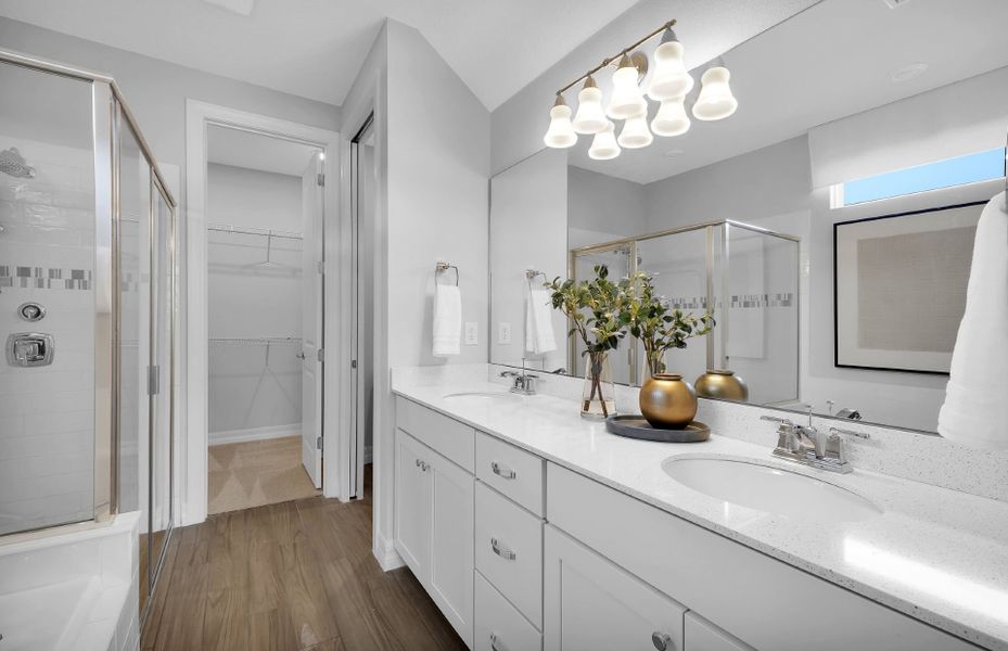 Owner's Bathroom with Dual Sink Vanity