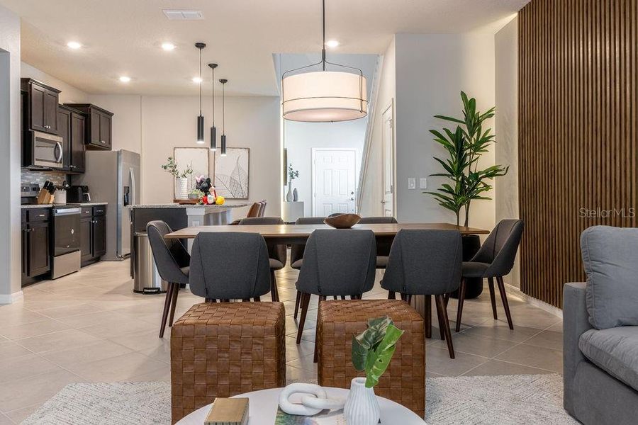 Furnished interior view inside a new home in , Clermont (Image 58).