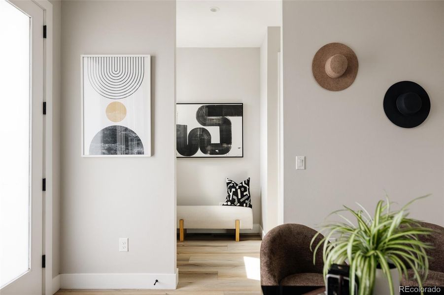 Furnished interior view inside a new home in , Denver (Image 31). Furnished interior view inside a new home in , Denver (Image 31).