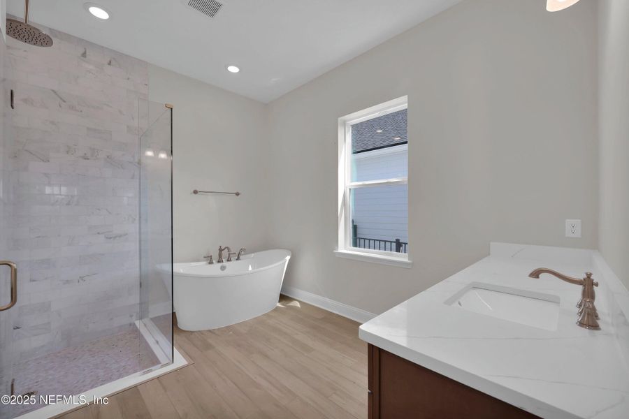 Furnished interior view inside a new home in Courtney Oaks at SilverLeaf, St. Augustine (Image 4).