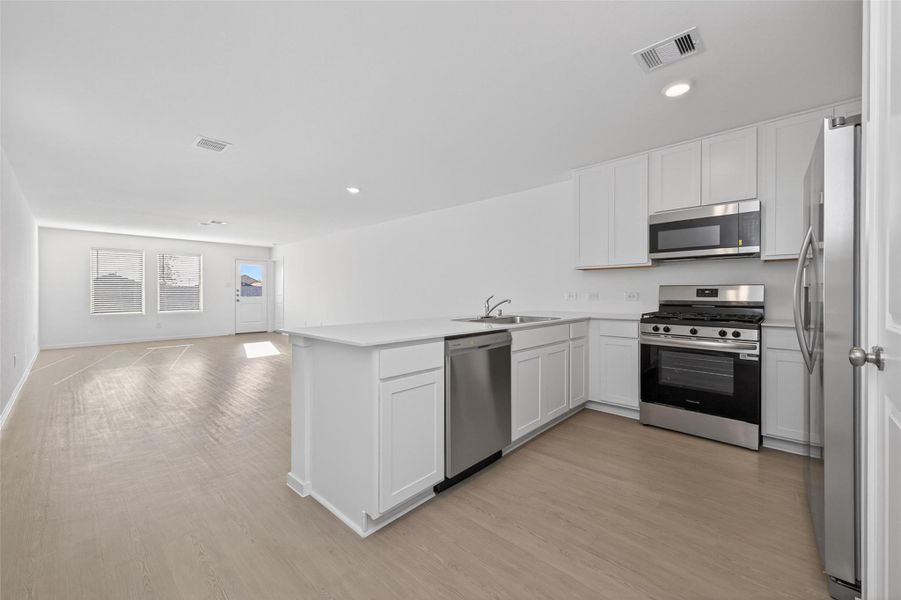 Furnished interior view inside a new home in , Houston (Image 13).
