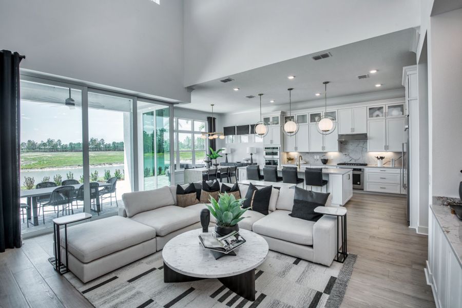 Furnished interior view inside a new home in Two Rivers, Zephyrhills (Image 3).