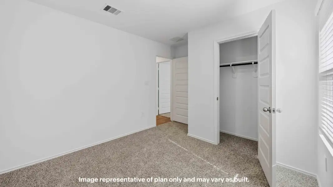 Representative unfurnished interior of a home built from the The Caribou by D.R. Horton in Pari Estates, Lubbock (Image 21). Representative unfurnished interior of a home built from the The Caribou by D.R. Horton in Pari Estates, Lubbock (Image 21).