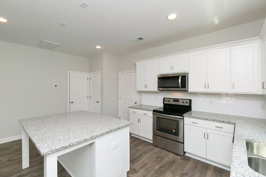 Representative furnished interior of a home built from the Dalton by Parkside Builders in The Parks of Mill Town, Chattanooga (Image 8).