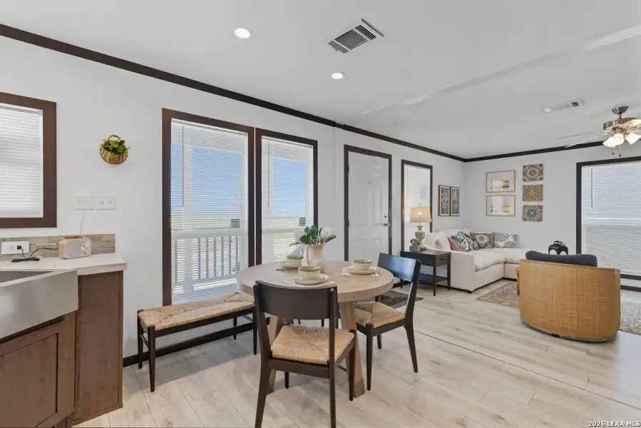 Furnished interior view inside a new home in , Seguin (Image 5).