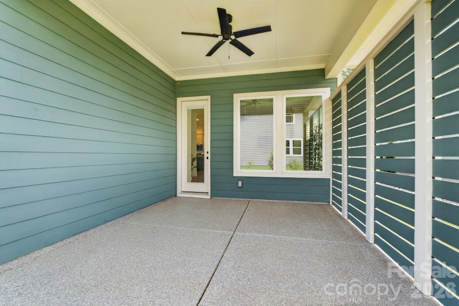 Rear Covered Porch Rear Covered Porch