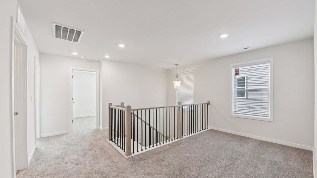 Spacious, unfurnished interior of a new home in Oak Grove Hill, Huntersville (Image 32). Spacious, unfurnished interior of a new home in Oak Grove Hill, Huntersville (Image 32).