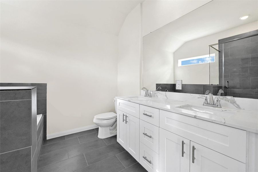 Furnished interior view inside a new home in Aldine Pines, Houston (Image 3).