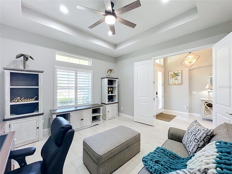 Furnished interior view inside a new home in The Reserve at Victoria, Deland (Image 19). Furnished interior view inside a new home in The Reserve at Victoria, Deland (Image 19).
