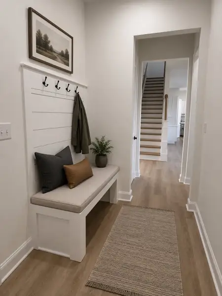 Furnished interior view inside a new home in Dixon Grove, Grimesland (Image 6).