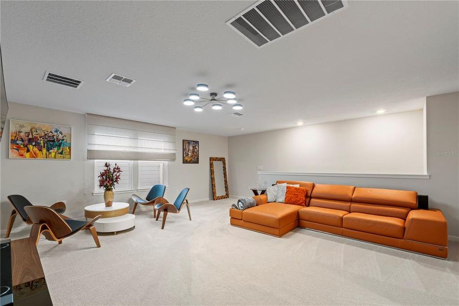 Furnished interior view inside a new home in Willow Ridge, Montverde (Image 13). Furnished interior view inside a new home in Willow Ridge, Montverde (Image 13).