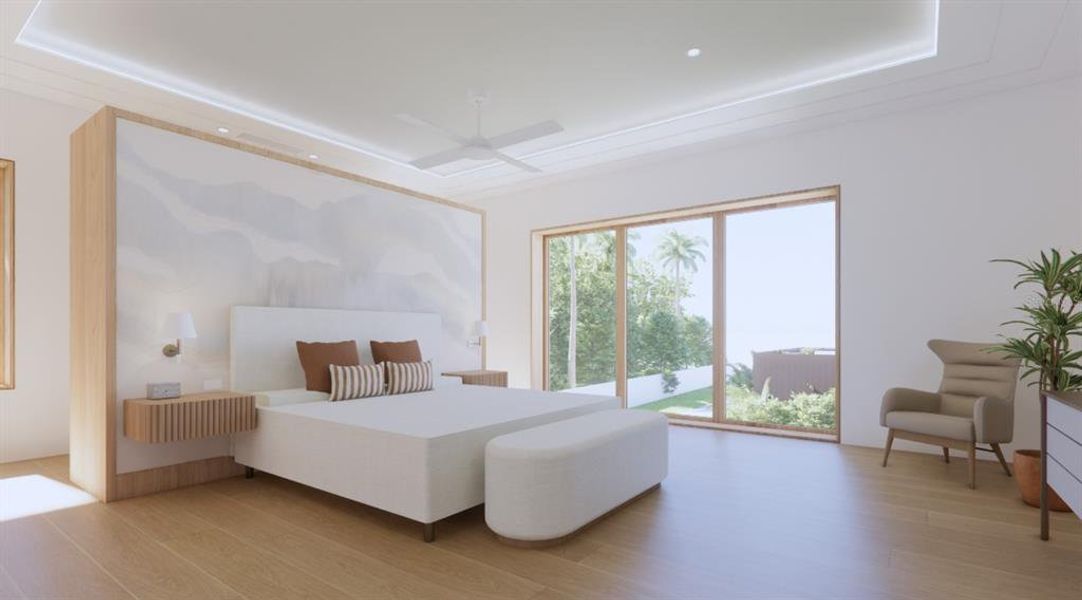 Furnished interior view inside a new home in , Longboat Key (Image 4).