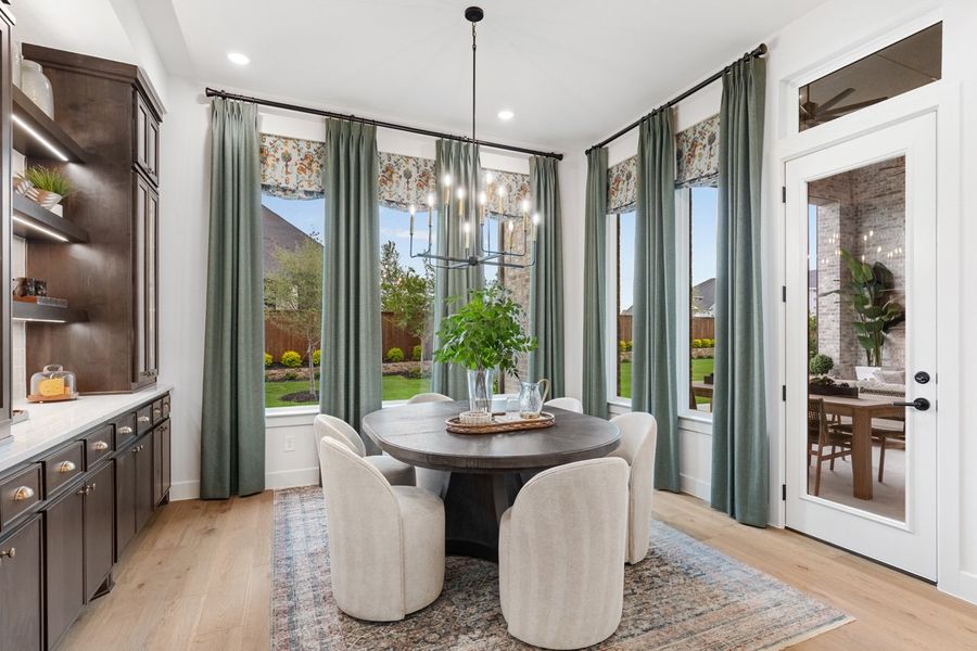 Representative Breakfast Nook - some options shown