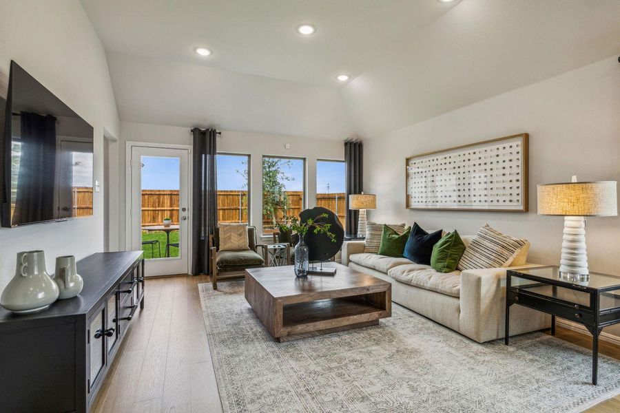 Furnished interior view inside a new home in Prairie Winds, Hutto (Image 6).