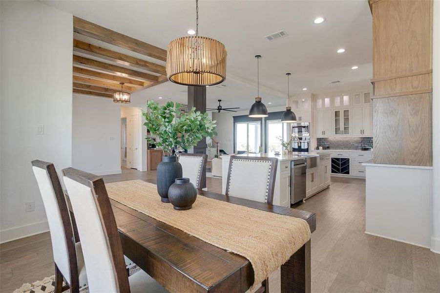 Furnished interior view inside a new home in Aledo Heights, Aledo (Image 37). Furnished interior view inside a new home in Aledo Heights, Aledo (Image 37).