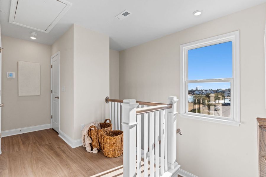Representative unfurnished interior of a home built from the Joliet by Pulte Homes in Lakeside Townes at Riverlights, Wilmington (Image 23).