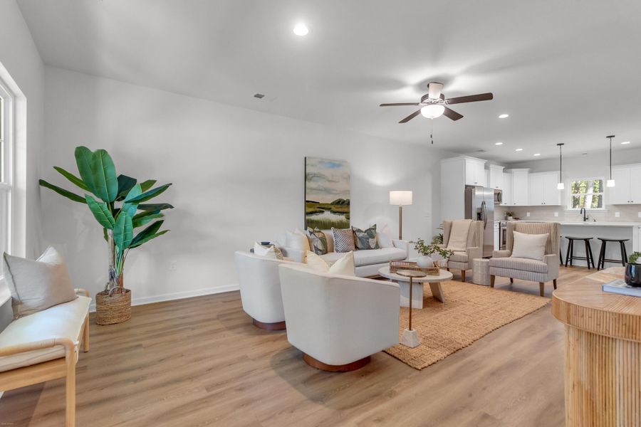 Furnished interior view inside a new home in , Hanahan (Image 8). Furnished interior view inside a new home in , Hanahan (Image 8).
