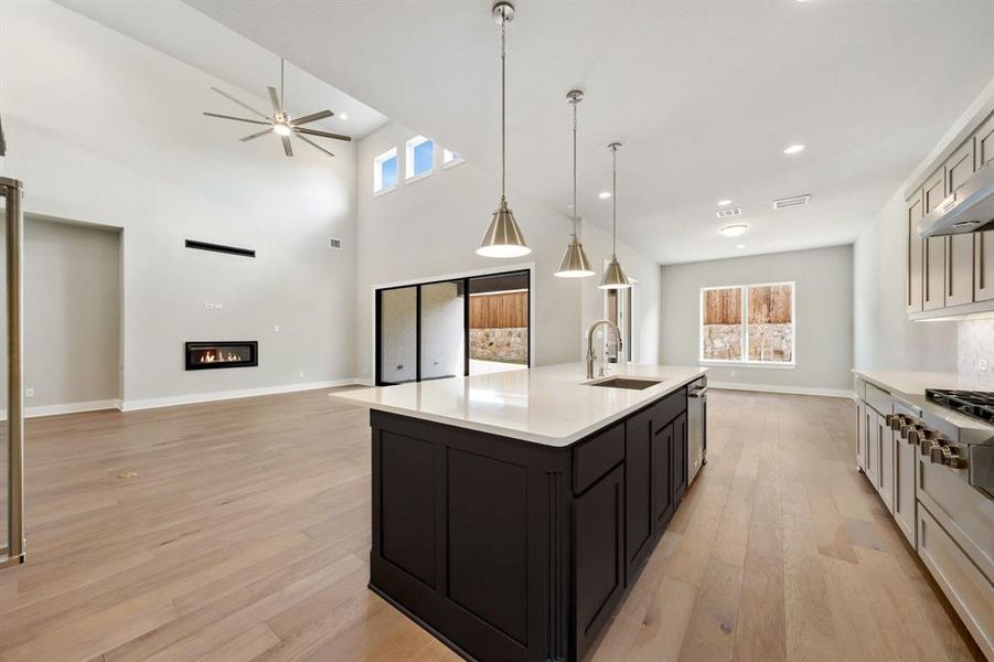 Furnished interior view inside a new home in , McKinney (Image 19).