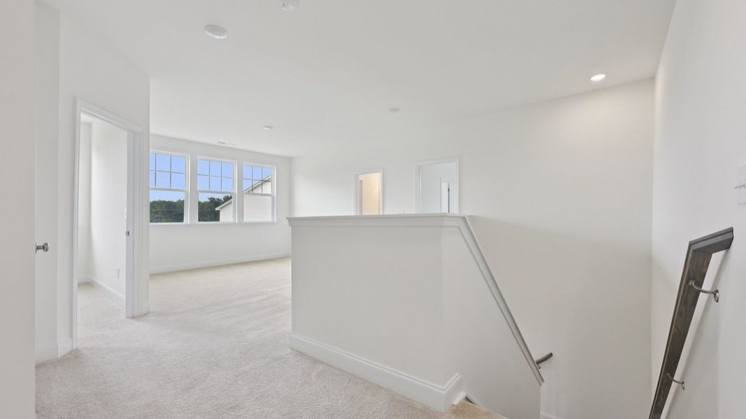 Representative furnished interior of a home built from the Stonehaven by DRB Homes in Campbell Ridge, Angier (Image 18).