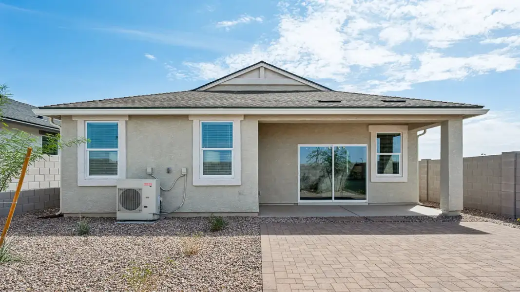 Exterior details and patio area of a home in Del Rio Ranch, Avondale (Image 2).