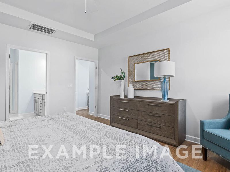 Furnished interior view inside a new home in Retreat at North Main, Lillington (Image 8).