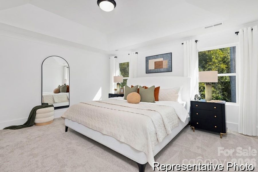 Furnished interior view inside a new home in Lowell Woods, Lowell (Image 15).