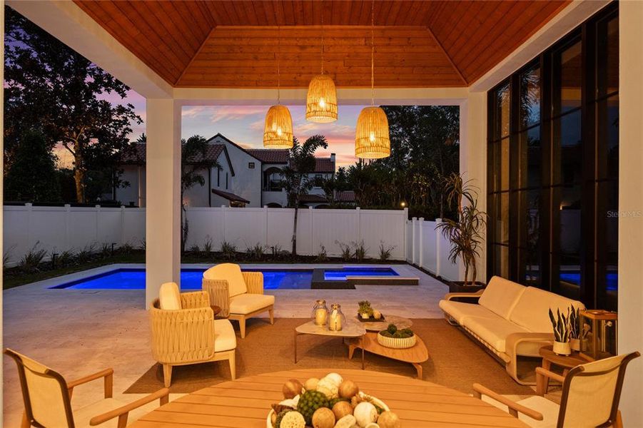 Exterior details and patio area of a home in , Winter Park (Image 29).