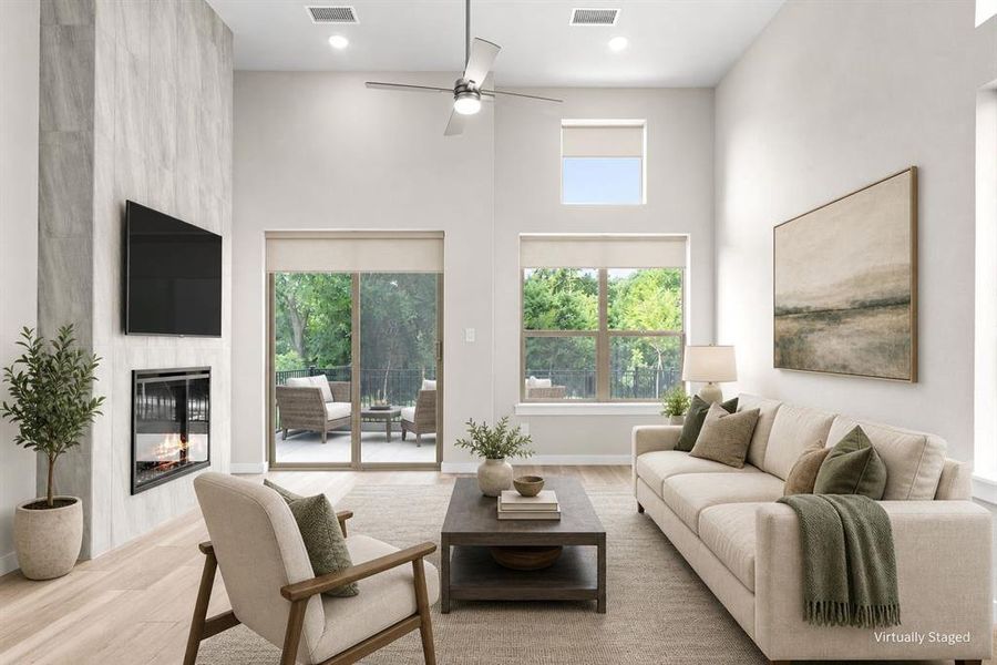8609 Del Rio Trail living room