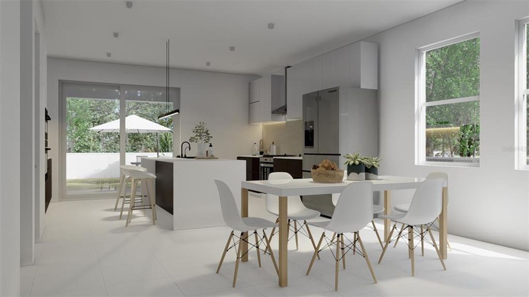 Furnished interior view inside a new home in , Tampa (Image 20).