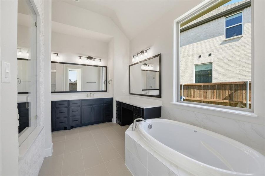 Furnished interior view inside a new home in Sandbrock Ranch: 60ft. lots, Aubrey (Image 6).