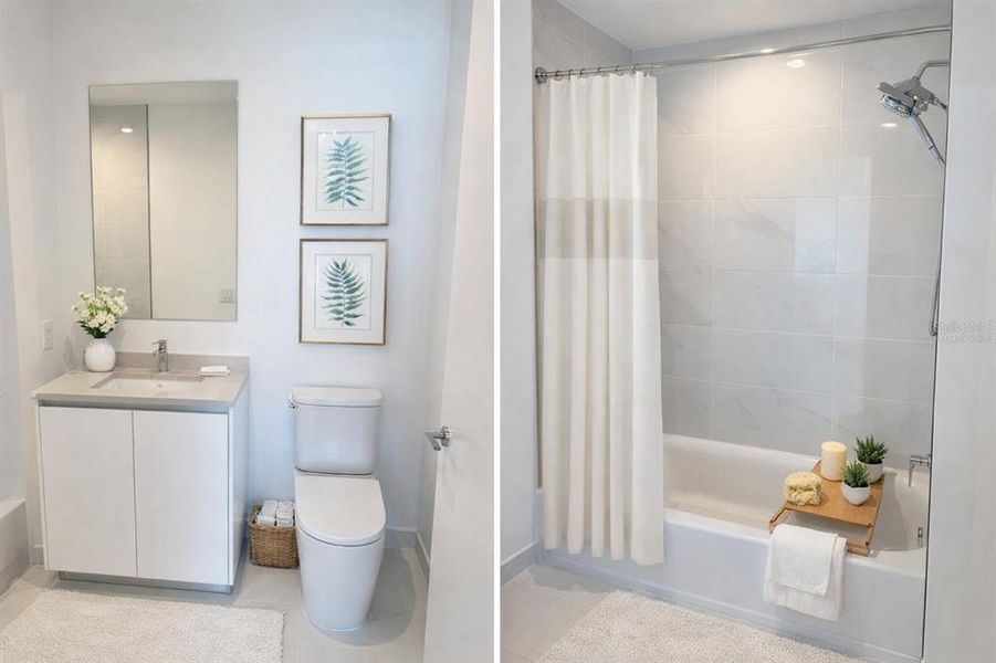 Furnished interior view inside a new home in , St. Petersburg (Image 21).