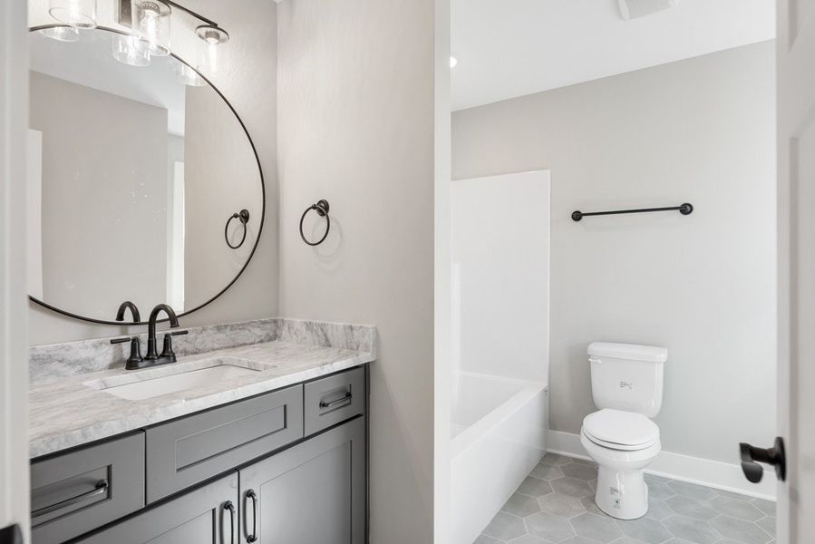 Furnished interior view inside a new home in Whisper Hill, Wendell (Image 19).