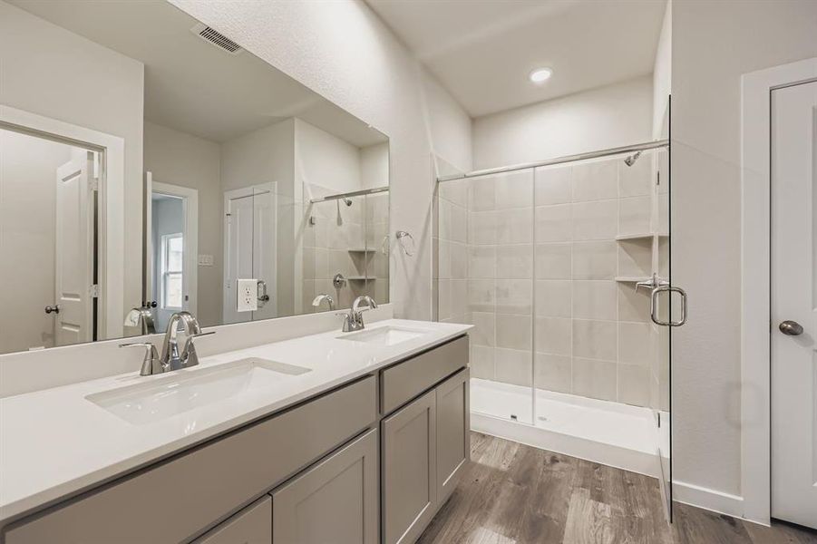 Furnished interior view inside a new home in MiraVerde, Crowley (Image 3). Furnished interior view inside a new home in MiraVerde, Crowley (Image 3).