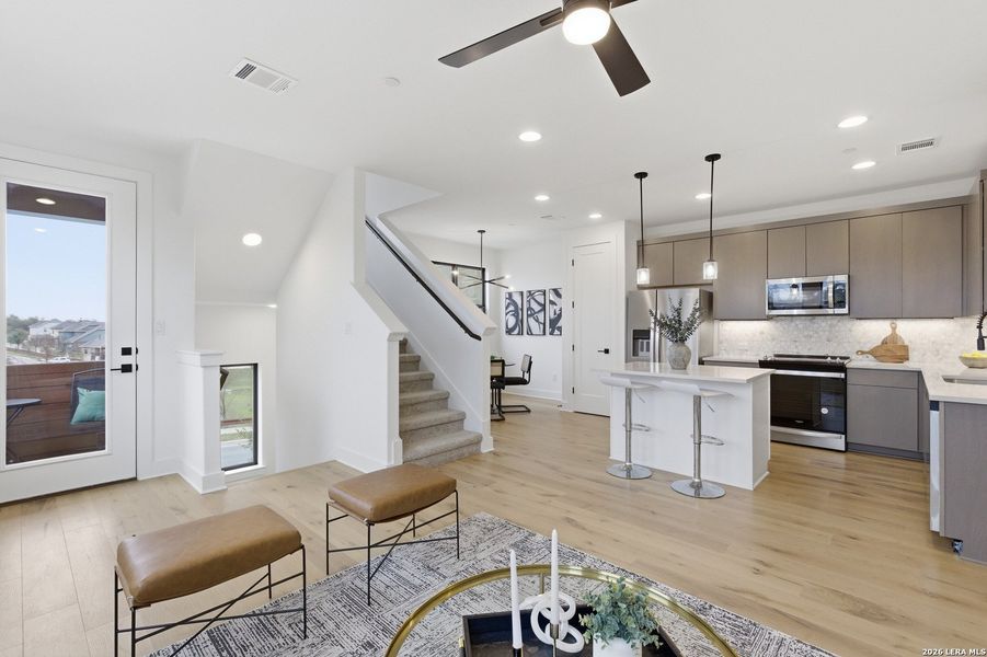 Furnished interior view inside a new home in , Austin (Image 12).
