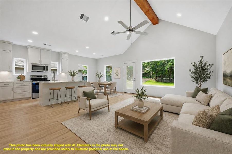Furnished interior view inside a new home in , Denison (Image 18). Furnished interior view inside a new home in , Denison (Image 18).