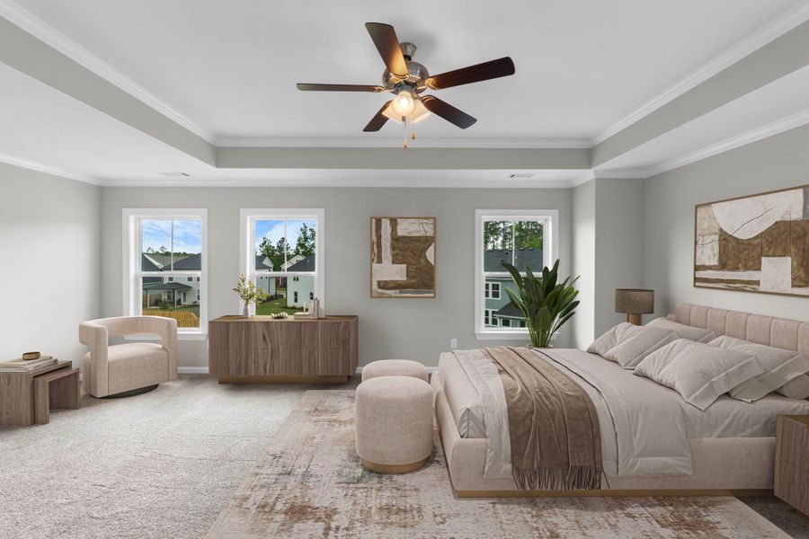 Furnished interior view inside a new home in Tillery Park, Grovetown (Image 6). Furnished interior view inside a new home in Tillery Park, Grovetown (Image 6).