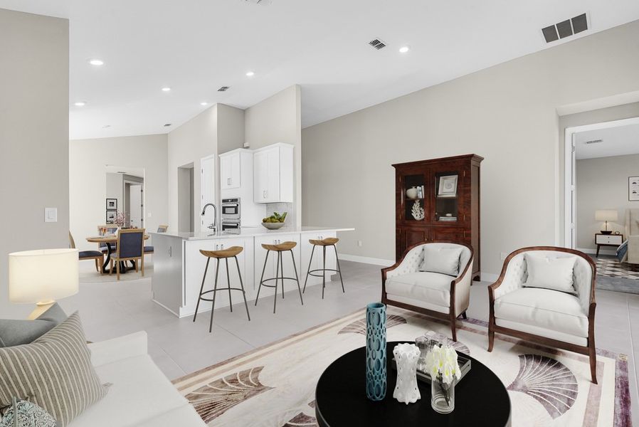 Representative furnished interior of a home built from the San Blas by Taylor Morrison in Colbert Landings, Palm Coast (Image 15).